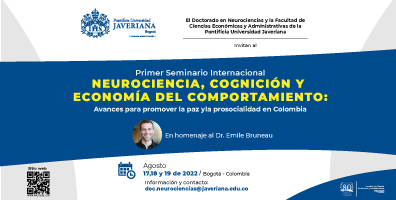 Seminario Neurociencia, Cognición y economía del comportamiento: imagen